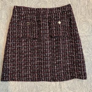 LOFT tweed skirt